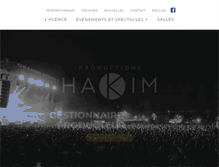 Tablet Screenshot of productionshakim.com